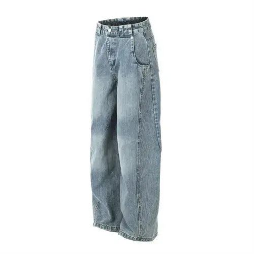 Jean American retro high street trend washed scimitar jeans Size US 32 / EU 48 - 2 Thumbnail
