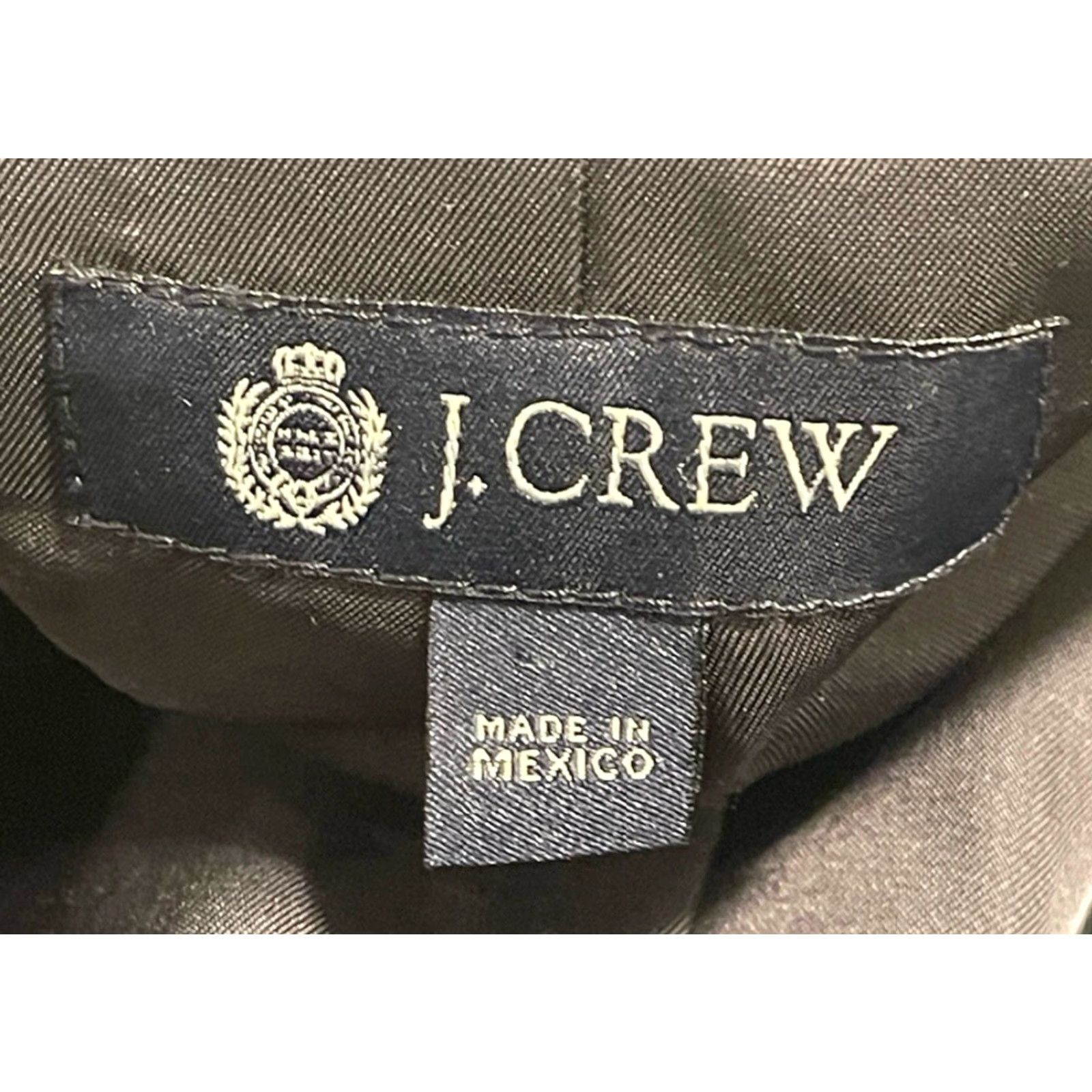Loro Piana Loro Piana J Crew Blazer - Black Pin Stripe Two-Button Single-Breasted Notch Lapel Wool 120s 40L Mens Size 40R - 4 Thumbnail