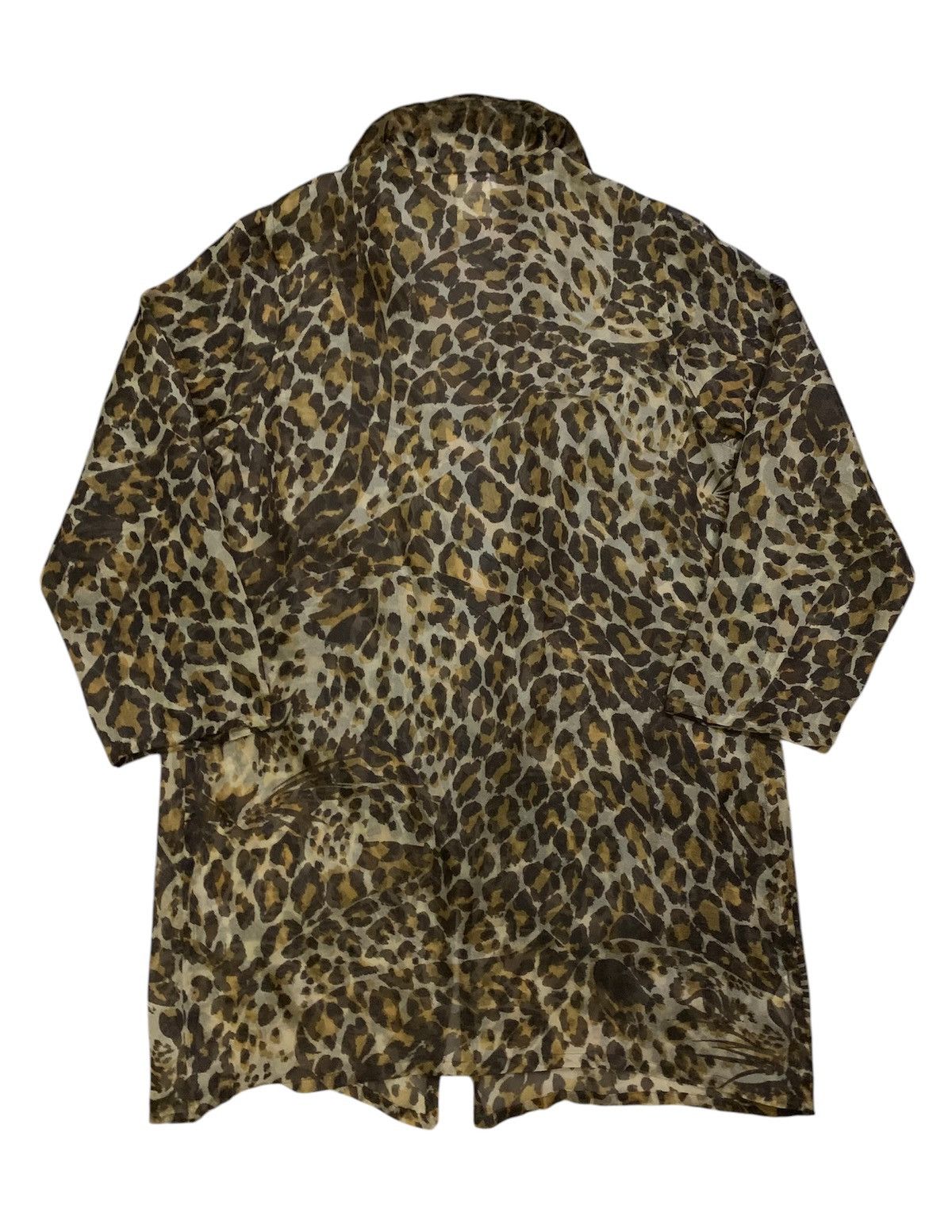 Yves Saint Laurent 💥Yves Saint Laurent Leopard Cardigan Light Jacket Size L / US 10 / IT 46 - 5 Thumbnail