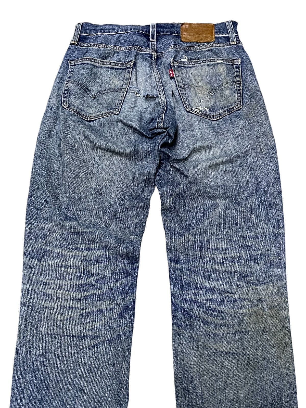 LVC × Levi's × Levi's Made & Crafted Vintage Levis Big E 511 Loose Tapered Leg Distressed Jeans Size US 30 / EU 46 - 11 Thumbnail