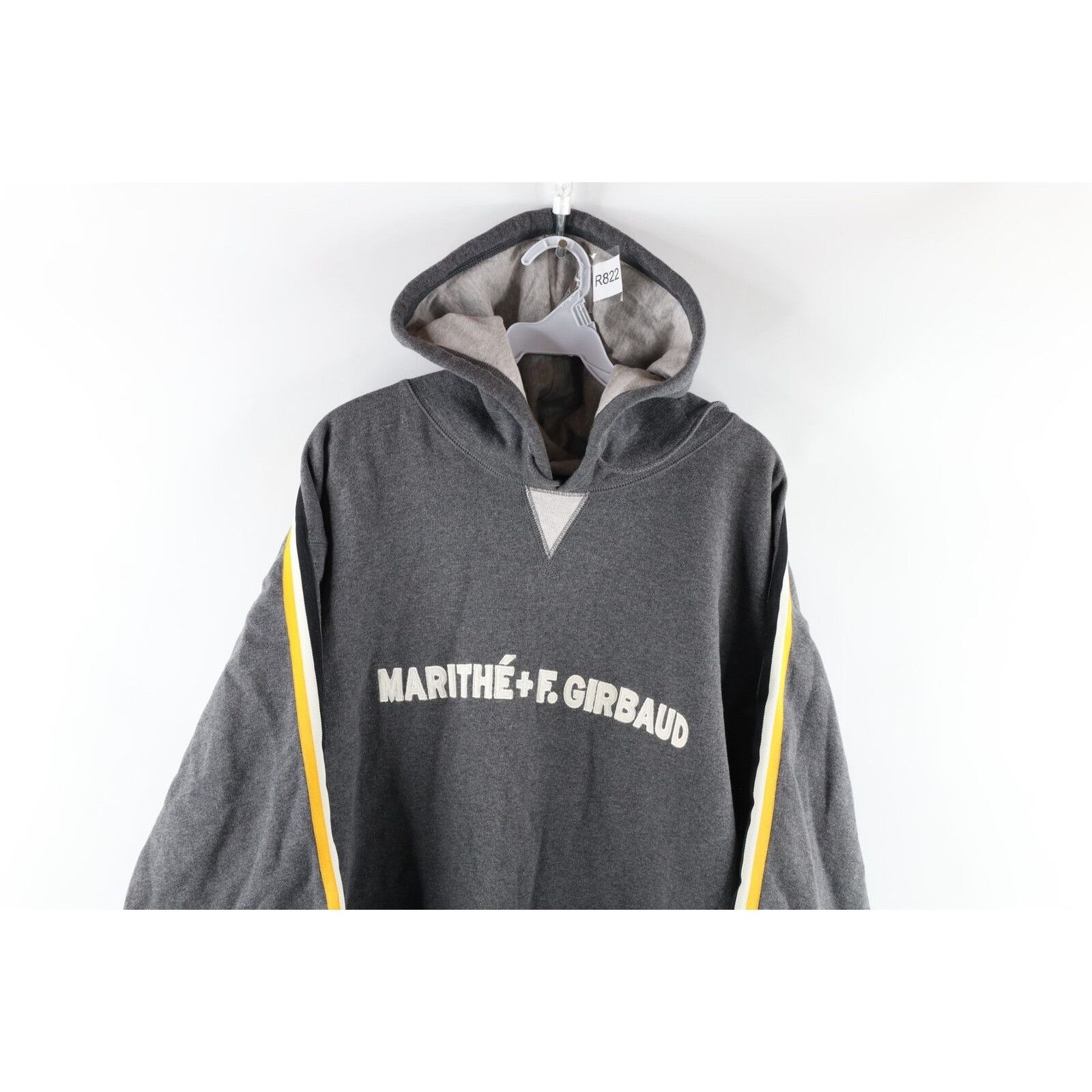 Marithe + Francois Girbaud × Vintage NOS Vintage 90s Marithe Francois Girbaud Striped Hoodie Size US XL / EU 56 / 4 - 2 Thumbnail