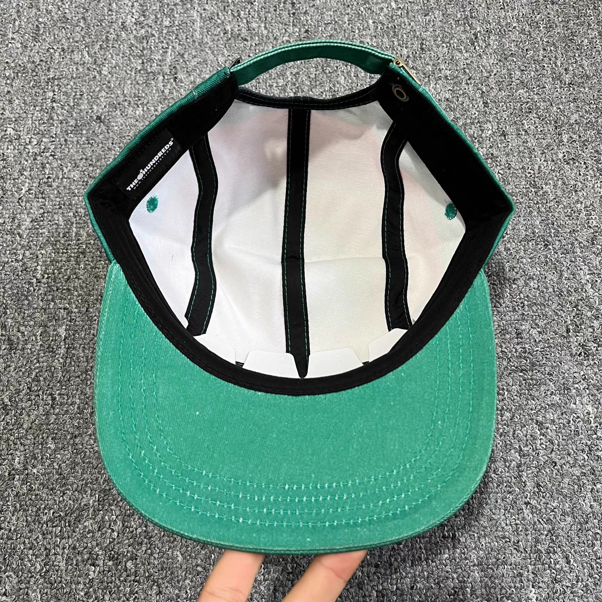 The Hundreds The Hundreds Bomb Vintage 5-Panel Baseball Visor Q7 Size ONE SIZE - 4 Thumbnail