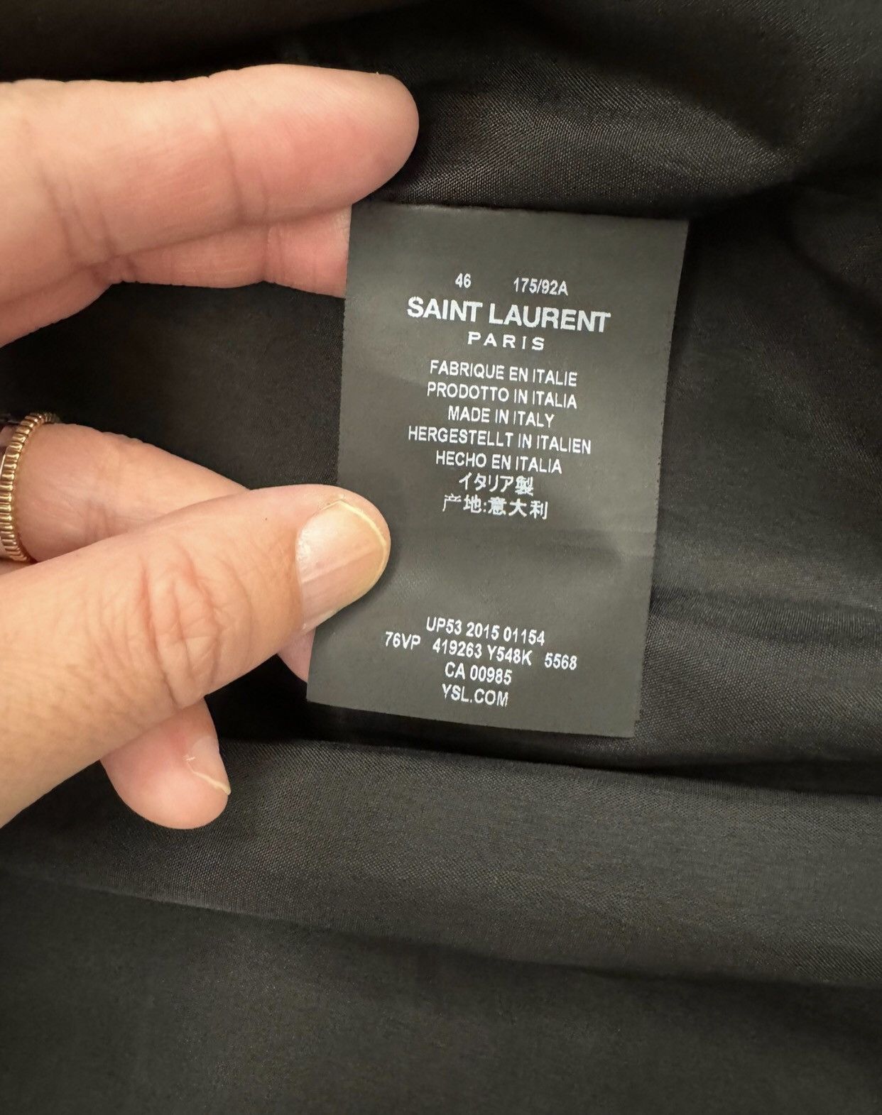 Saint Laurent Paris Saint Laurent SLP coconut tree jacket coat baseball uniform Size US S / EU 44-46 / 1 - 4 Thumbnail