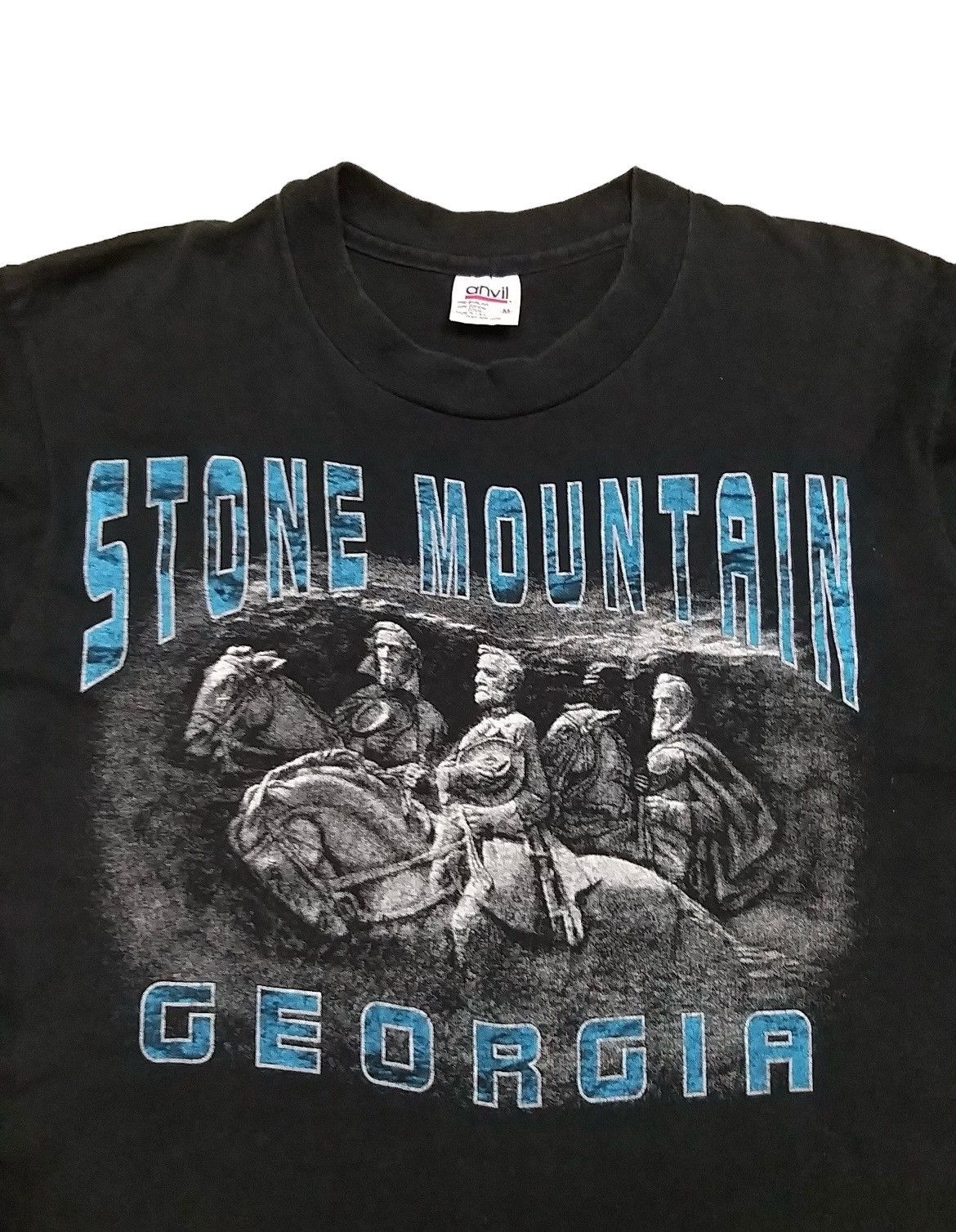 Vintage GRAIL🔥VINTAGE 90s STONE MOUNTAIN GEORGIA T SHIRT Size US M / EU 48-50 / 2 - 3 Thumbnail