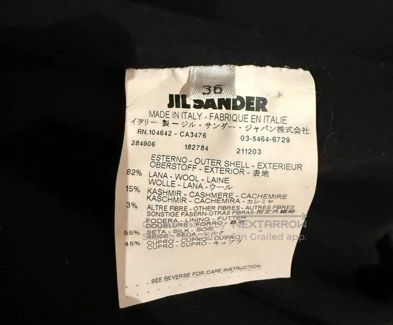 Jil Sander Jil Sander size 36 Cashmere cropped coat Size S / US 4 / IT 40 - 3 Thumbnail