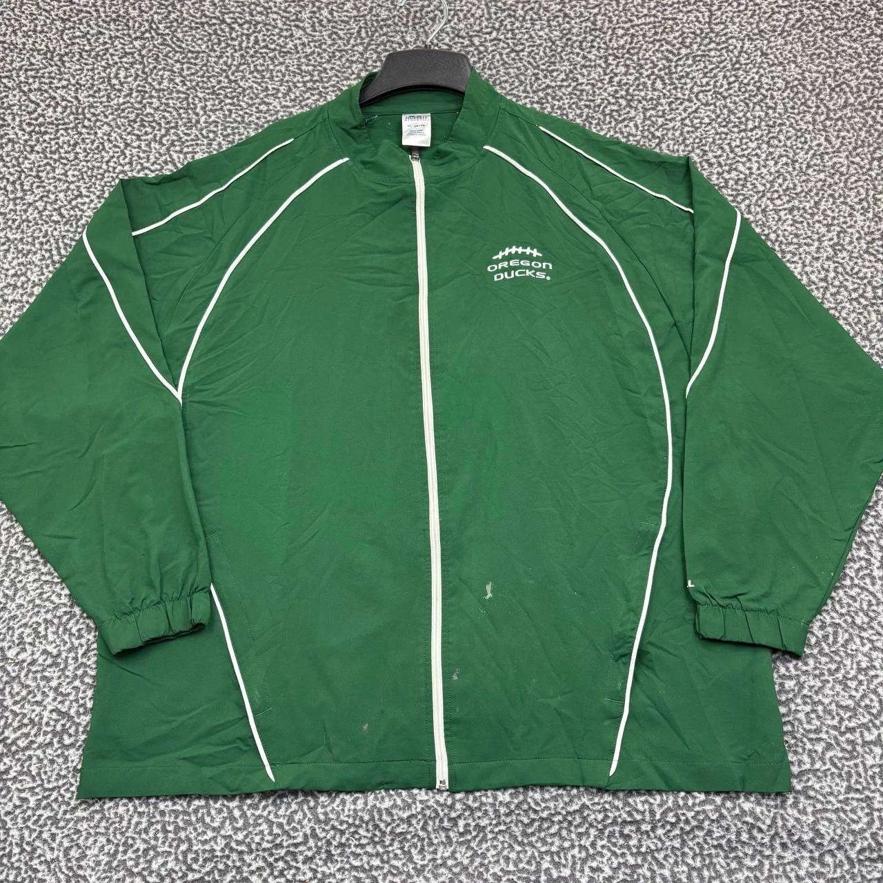 Russell Athletic Vintage Oregon Ducks Track Jacket XL Full Zip Long Sleeve Size US XL / EU 56 / 4 - 1 Thumbnail