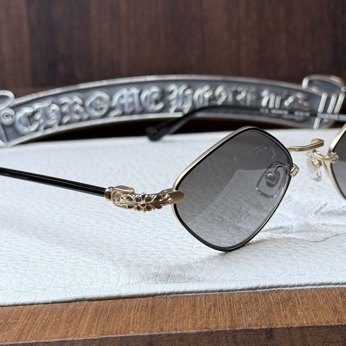Chrome Hearts Chrome Hearts Diamond Dog Sunglasses Size ONE SIZE - 5 Thumbnail