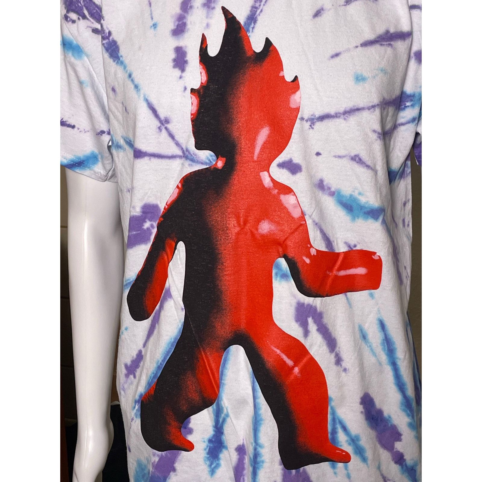 Travis Scott 2021 Travis Scott Astroworld Utopia Man On Fire Tie Dye Tee Size US M / EU 48-50 / 2 - 6 Thumbnail