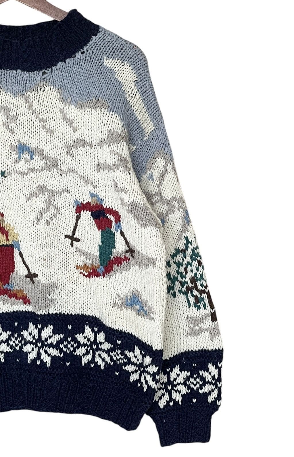 Handmade × Vintage Vintage Brand Afec’s Hand Made Knitwear Wool 1980s Size US M / EU 48-50 / 2 - 6 Thumbnail