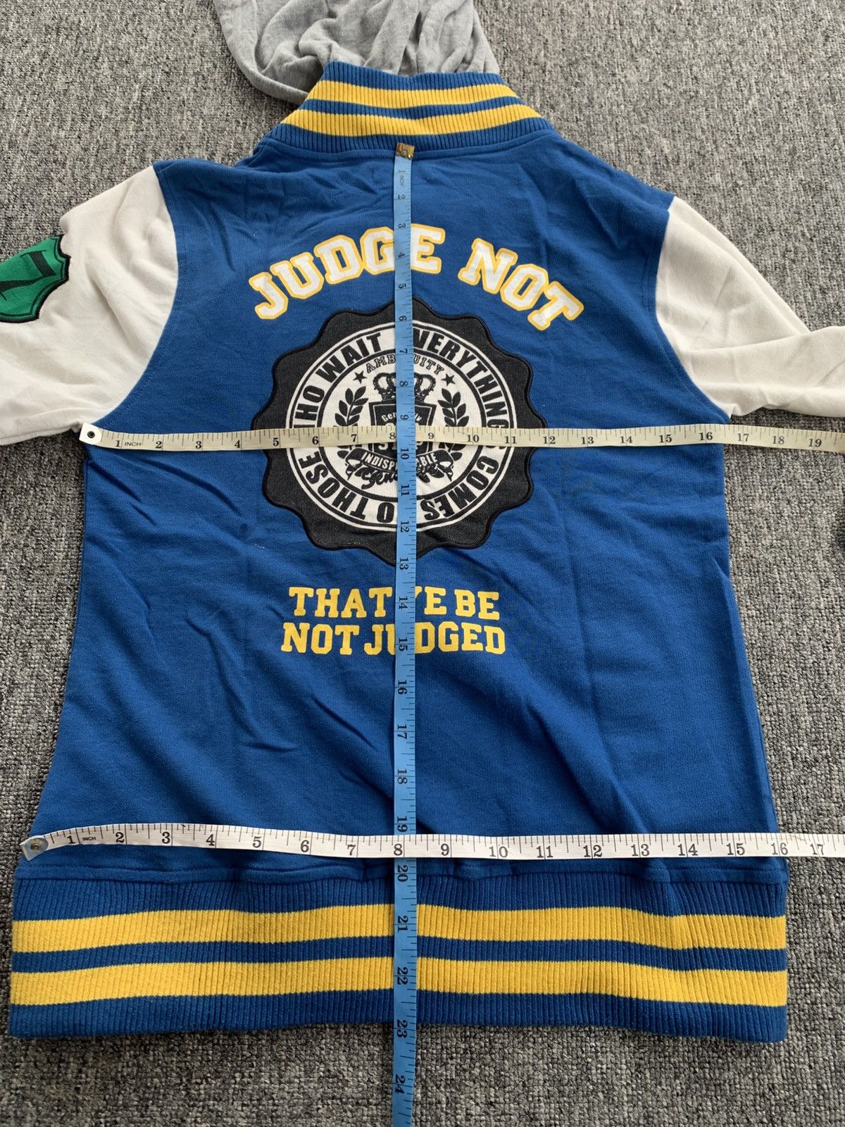 Japanese Brand Rare Je Voudrais Gothic Emblem Poem Jacket with Hoodie Size L / US 10 / IT 46 - 10 Thumbnail