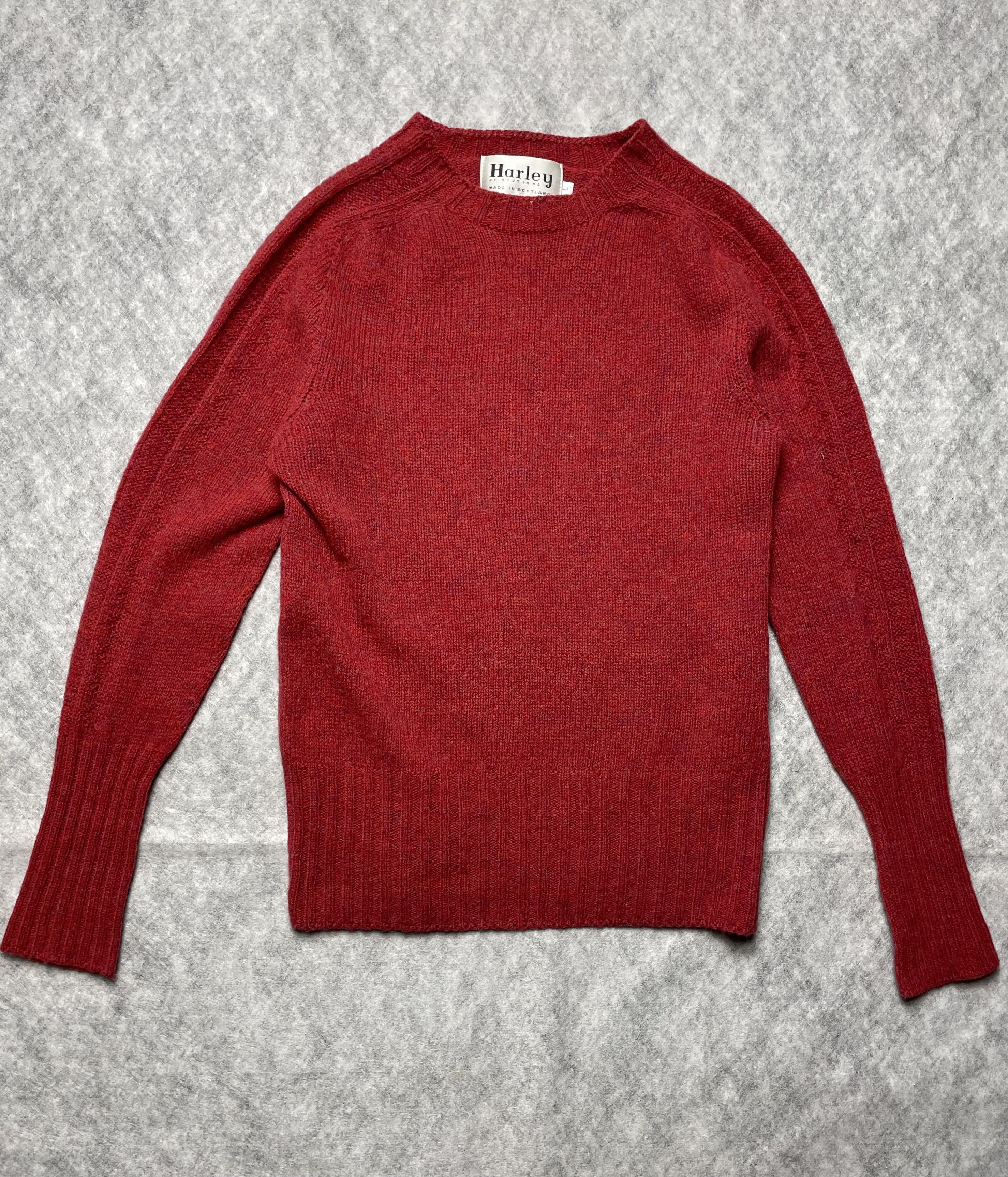 Harley of Scotland Harley of Scotland Wool Sweater Red Size M/L Size M / US 6-8 / IT 42-44 - 5 Thumbnail