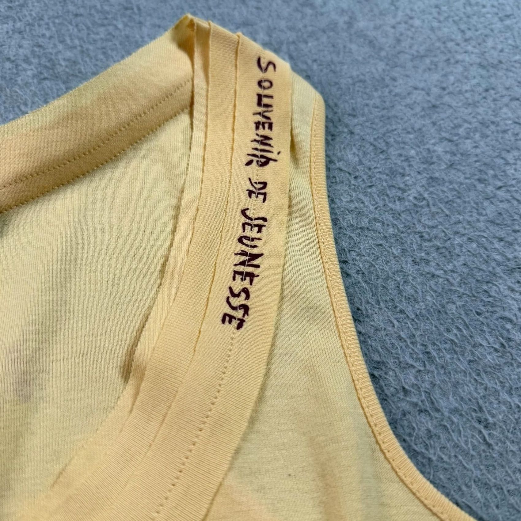 Cop Copine VINTAGE Cop Copine Tank Top Women 36 Small Yellow Floral Pleated Portugal Boho Ant Y2K Size S / US 4 / IT 40 - 6 Thumbnail