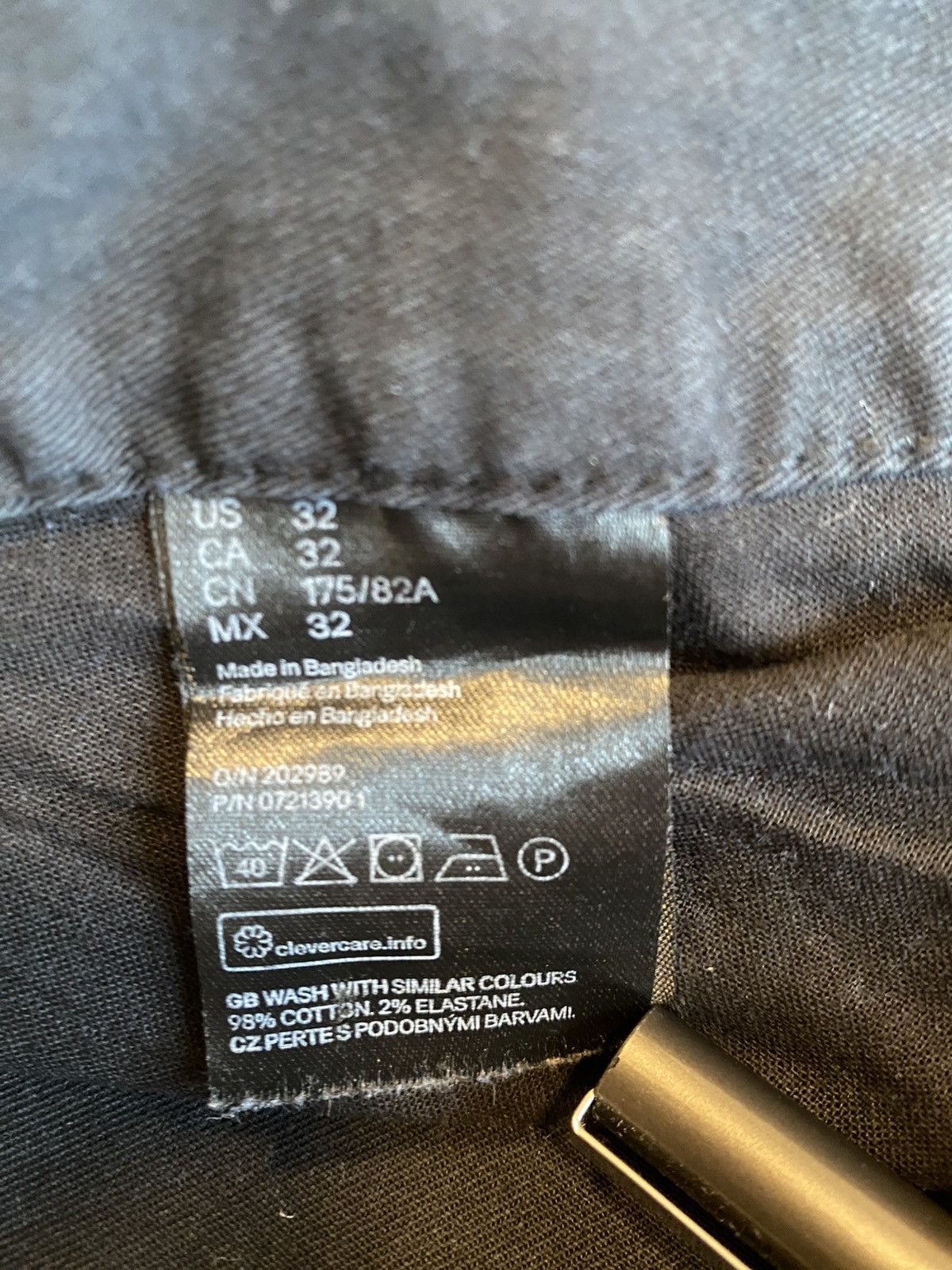 H&M Slim fit black jeans Size US 32 / EU 48 - 3 Thumbnail