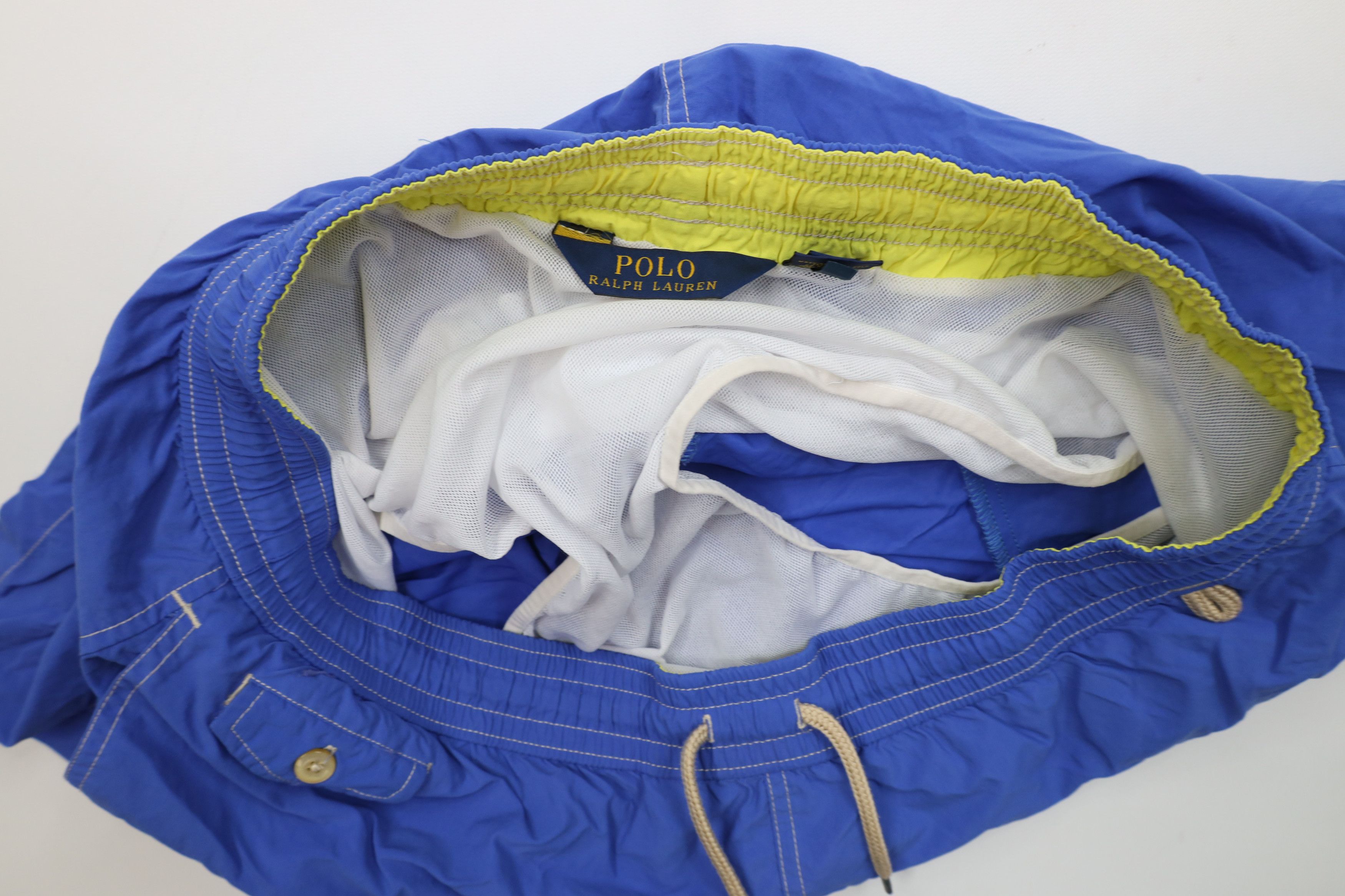 Ralph Lauren Vintage Y2K Ralph Lauren Above Knee Lined Shorts Trunks Size US 38 / EU 54 - 7 Thumbnail