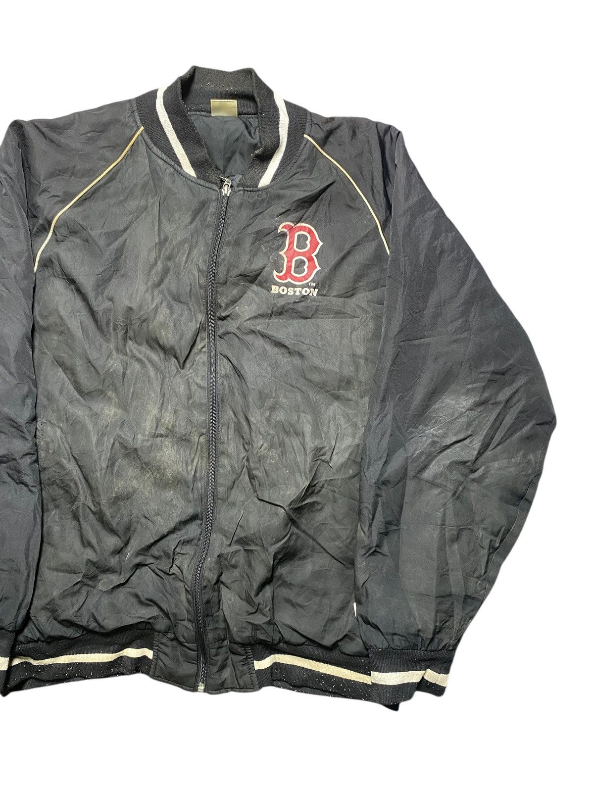 MLB VINTAGE MLB BOMBER JACKET BOSTON ZIPPER Size US XL / EU 56 / 4 - 3 Thumbnail