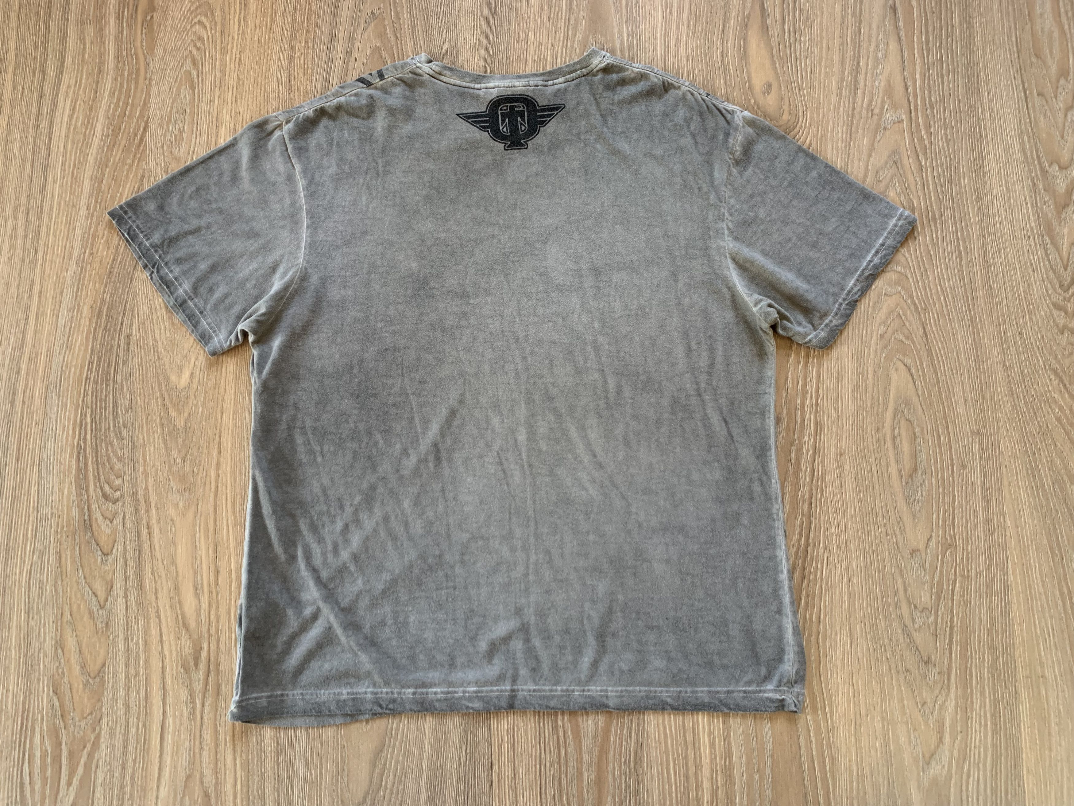 Tapout × Vintage Tapout Tie Dye Grey T Shirt Size US XL / EU 56 / 4 - 3 Thumbnail