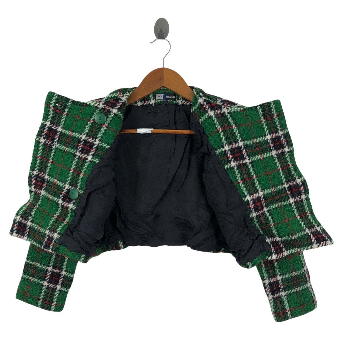 Karl Lagerfeld German Fashion Designer KARL LAGERFELD Cropped PeacoatJacket Size S / US 4 / IT 40 - 4 Thumbnail