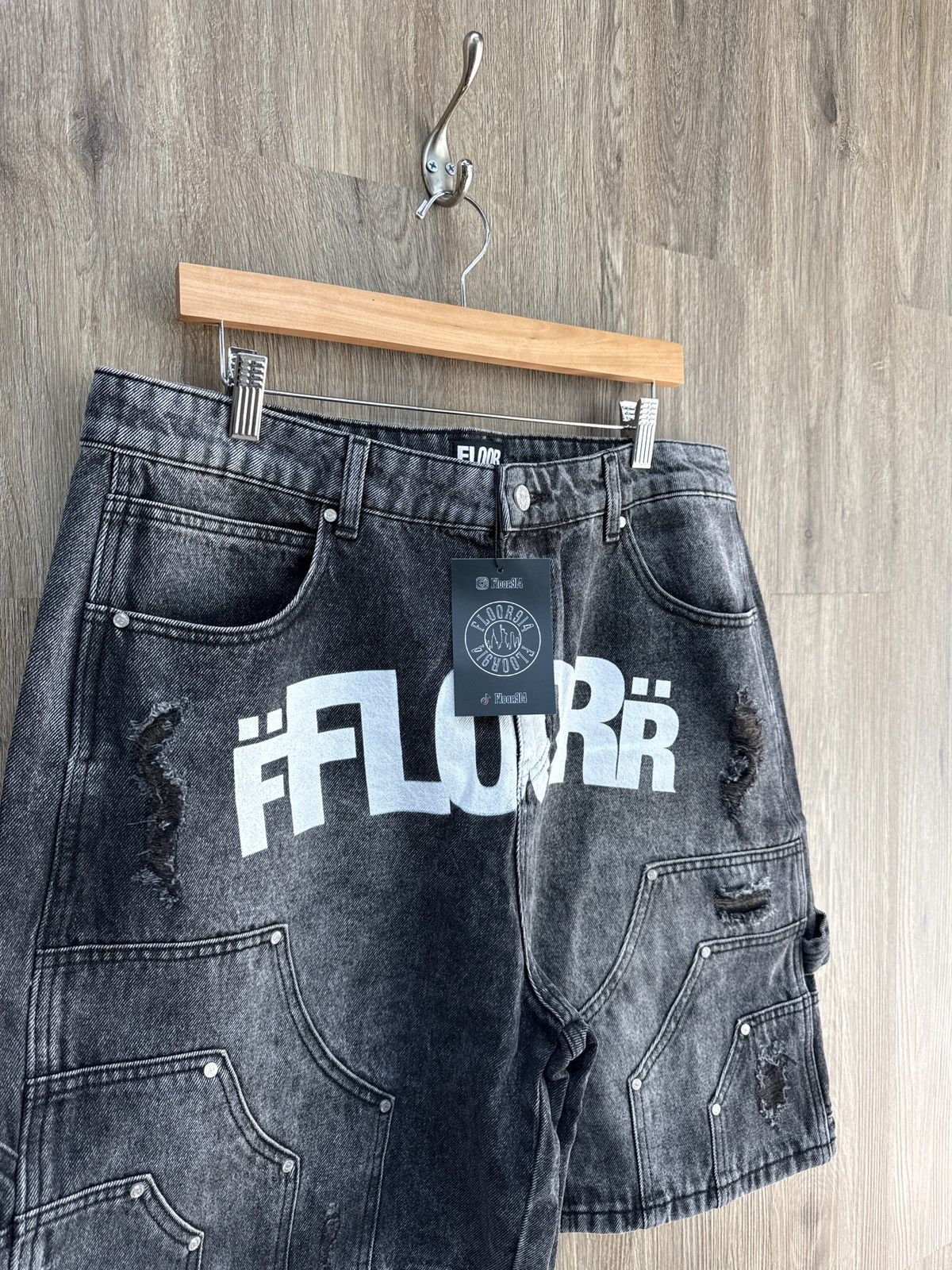 Other Ffloor Denim Shorts Size US 34 / EU 50 - 2 Thumbnail