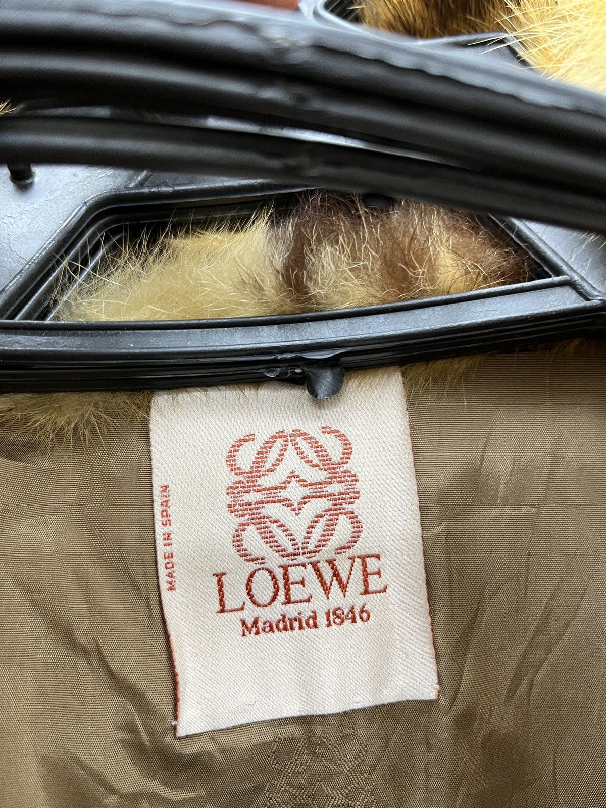 Loewe 🔥🔥🔥ARCHIVE LOEWE LEATHER COAT WITH FUR Size M / US 6-8 / IT 42-44 - 8 Thumbnail