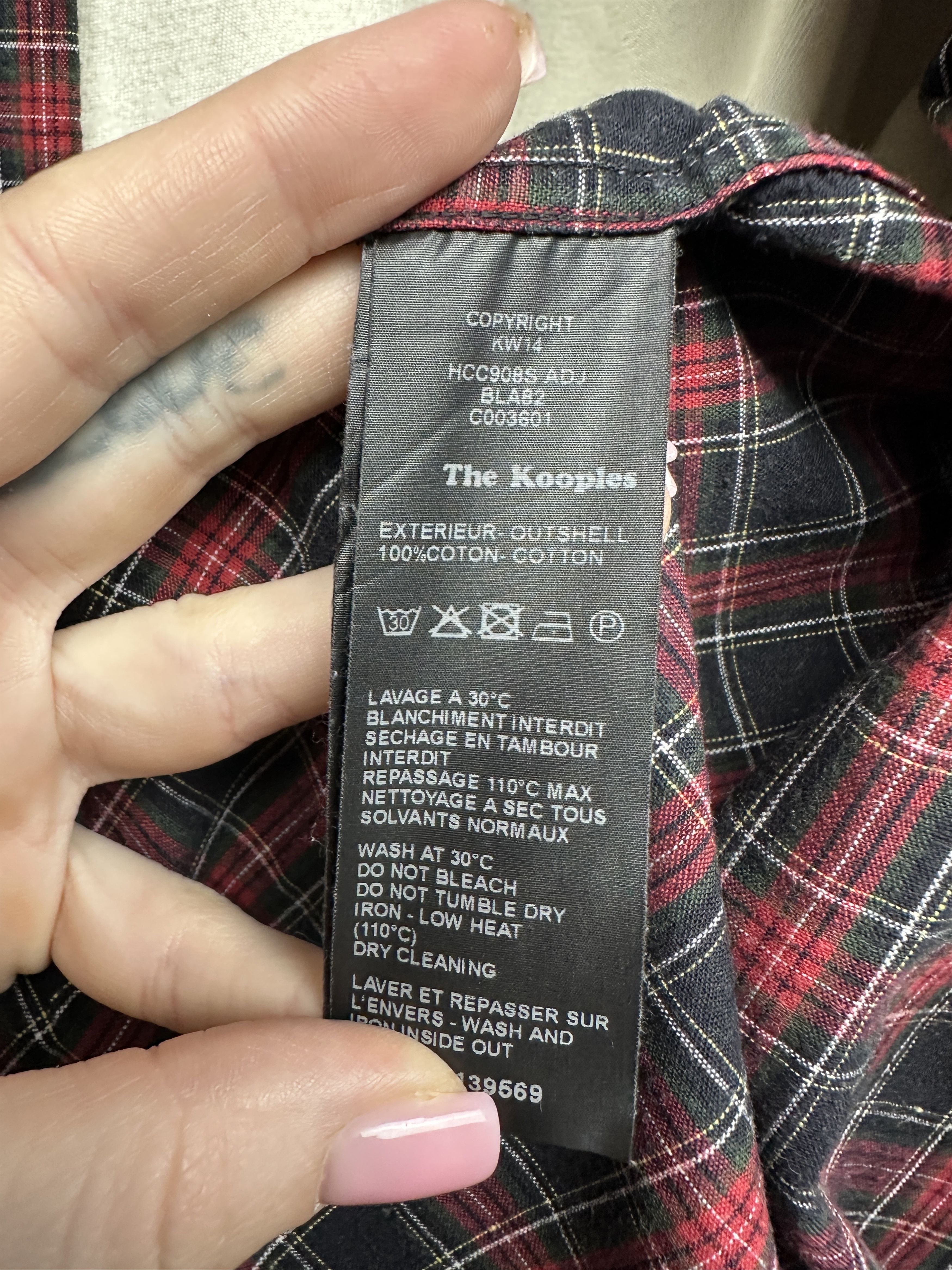The Kooples The Kooples Sport Mens Long Sleeve Shirt Size US L / EU 52-54 / 3 - 5 Thumbnail