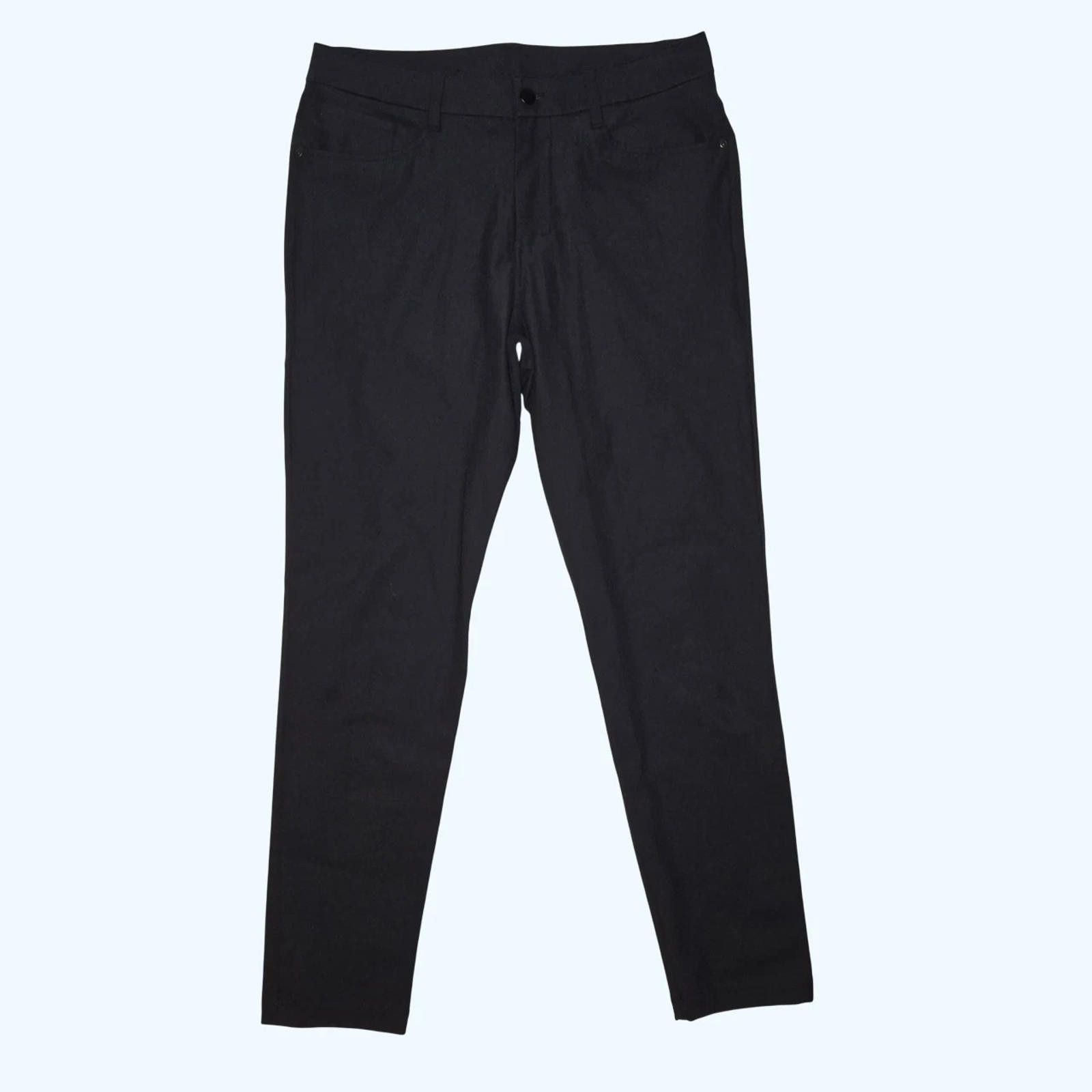 Lululemon Lululemon ABC Slim Fit Warpstreme Pants 31 Black LM5ALWS Size US 31 - 1 Thumbnail