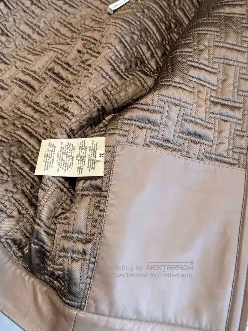 Hermes Cut-Out Leather Jacket, Elephant Grey