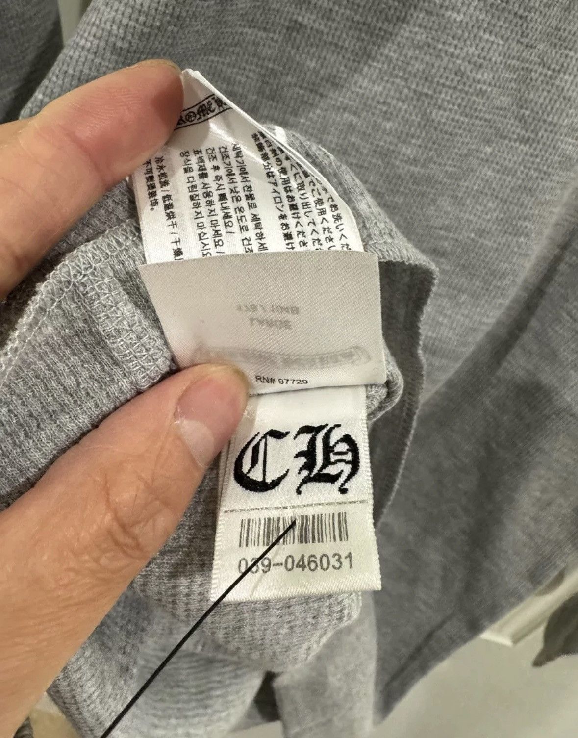 Chrome Hearts Thermal waffle horseshoe long sleeve Size US L / EU 52-54 / 3 - 5 Thumbnail