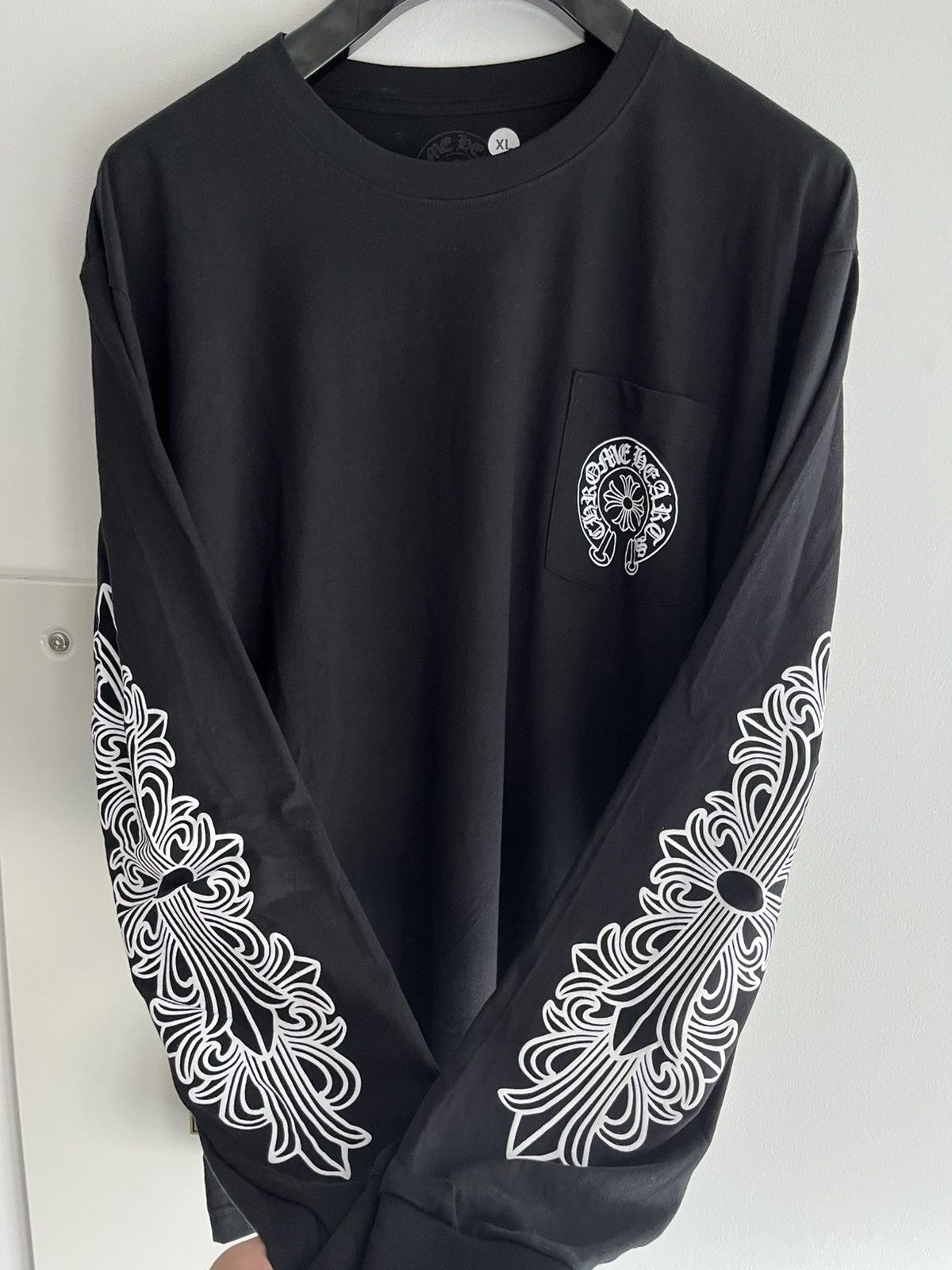 Chrome Hearts Brand NEW Chrome Hearts Miami Logo Shirt Long Sleeve Size US XL / EU 56 / 4 - 4 Thumbnail