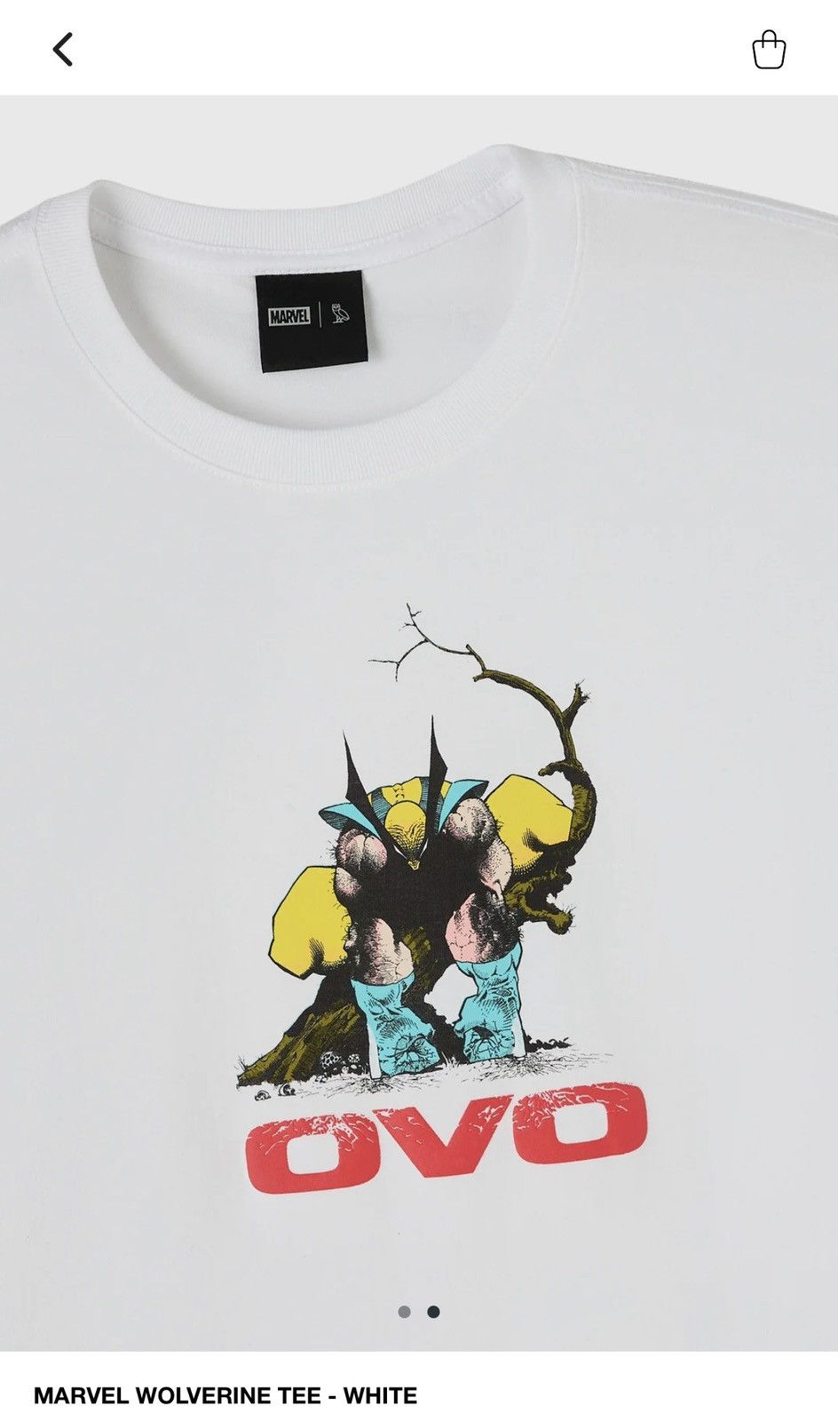 October's Very Own OVO X MARVEL Wolverine T-shirt Size US M / EU 48-50 / 2 - 2 Thumbnail