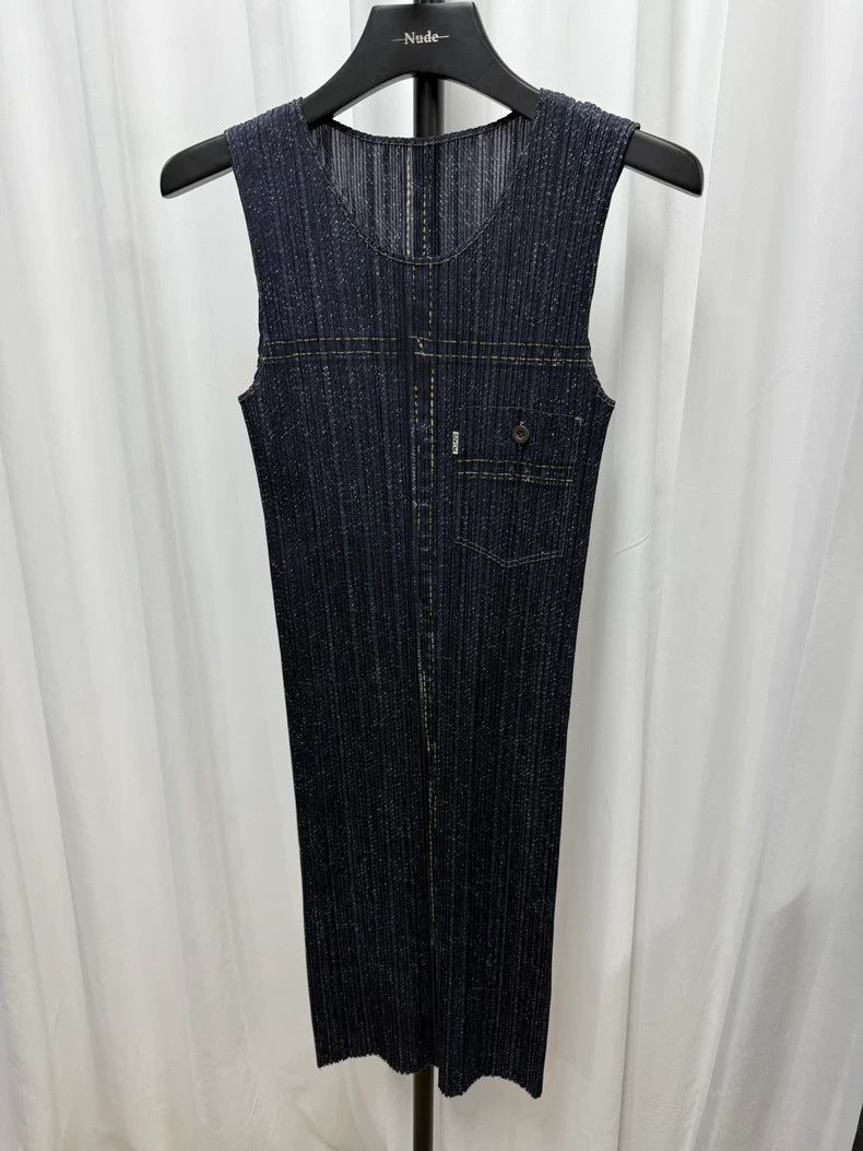 Issey Miyake Issey miyake 1999 SS Denim Dress 2503-Nextarrow Size ONE SIZE - 1 Thumbnail