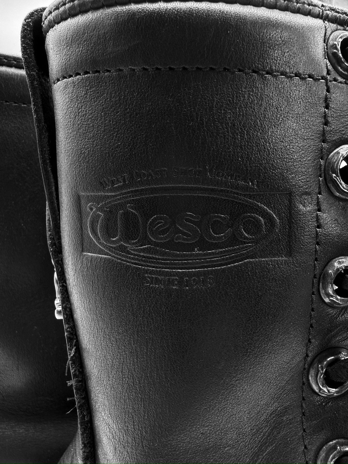 Chrome Hearts Chrome Hearts x Wesco Stomper Black Leather Hi-top Dagger Boots Size US 5.5 / EU 38 - 2 Thumbnail