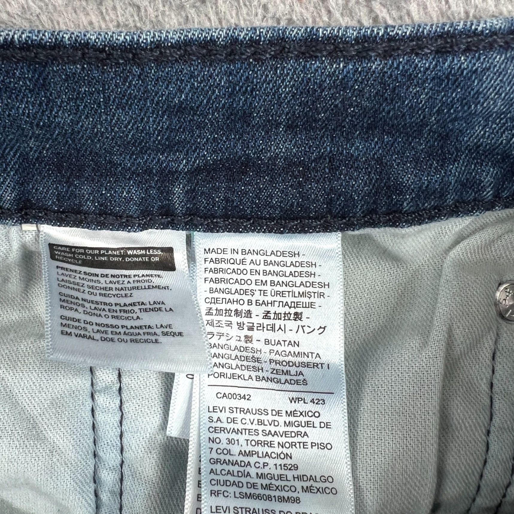 Levi's Levi's 541 Jeans Men’s 36x34 Dark Wash Athletic Tapered Fit 5-Pocket Denim Jeans Size US 36 / EU 52 - 6 Thumbnail