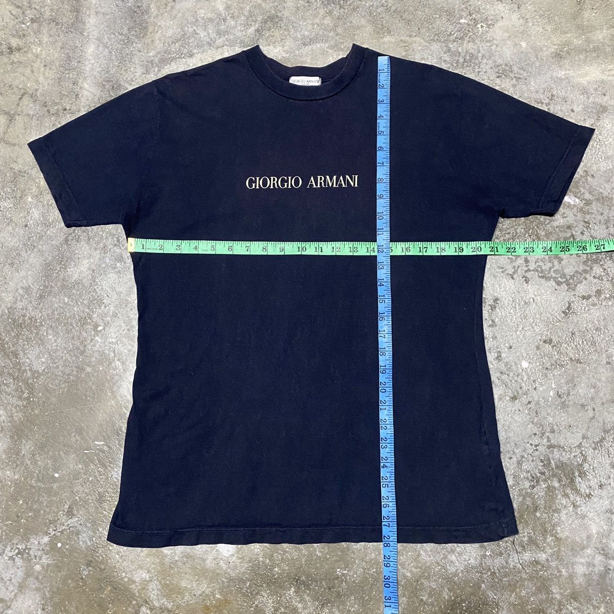 Giorgio Armani × Vintage VINTAGE GIORGIO ARMANI PARFUMS MADE IN GREECE SHIRT Size M / US 6-8 / IT 42-44 - 8 Thumbnail