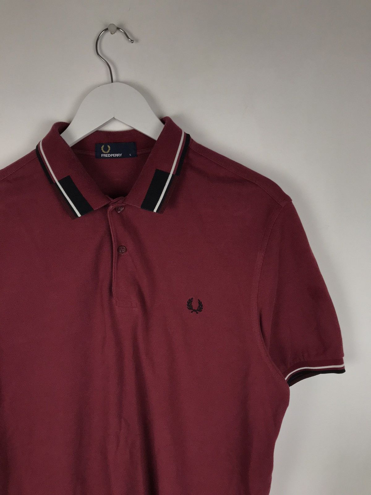 Fred Perry Men’s L/52,Fred Perry Classic Casual Twin Stripes Polo,Shirt Size US L / EU 52-54 / 3 - 3 Thumbnail