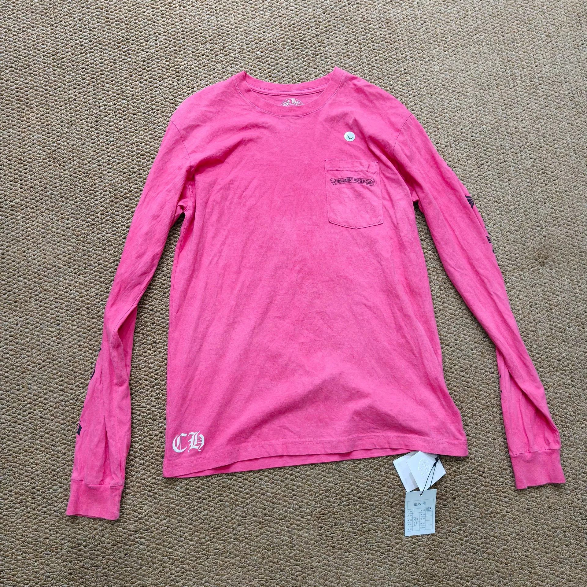 Chrome Hearts Chrome Hearts Limited Pink Long Sleeve Size US L / EU 52-54 / 3 - 1 Thumbnail