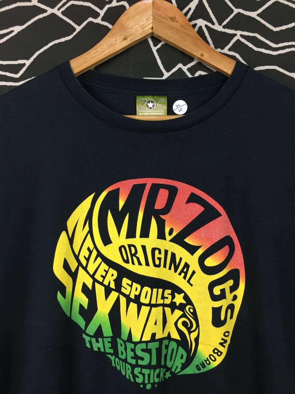 Sex Skateboards × Vintage Vtg Sex Wax Mr.Zog's Never Spoils Surfboards Skate Tee Size US XL / EU 56 / 4 - 3 Thumbnail