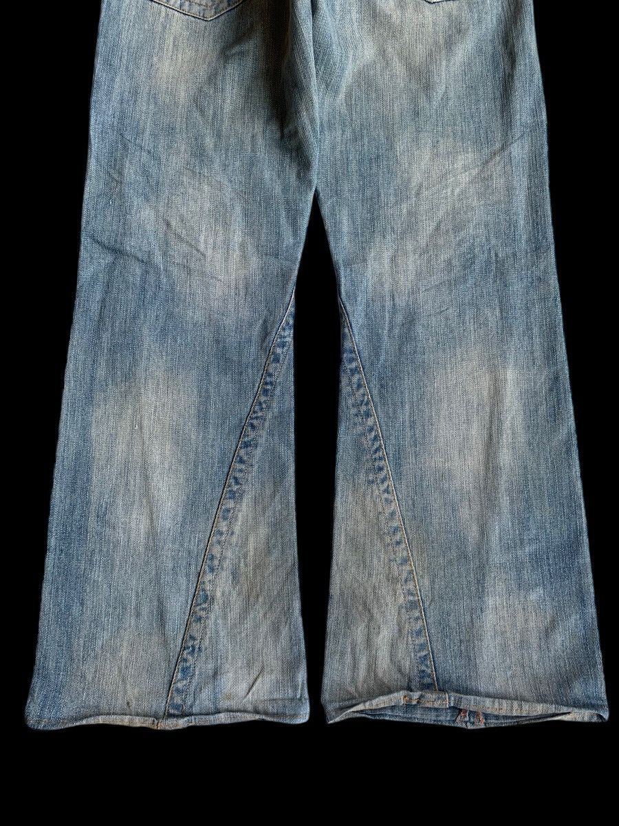 Tornado Mart FLARE💥 DOMINATE HANDCRAFTED JEANS PUNK STYLE DENIM☠️🎌 Size US 33 - 7 Thumbnail