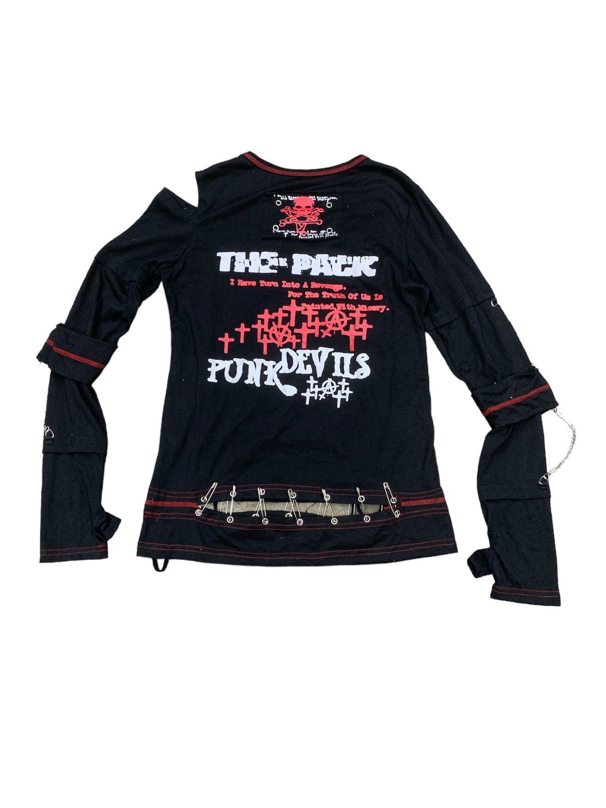 14th Addiction × Japanese Brand × Le Grande Bleu (L.G.B.) PUNK DEVILS CROSS SKULLS BONDAGE STYLE BY additrap Size US M / EU 48-50 / 2 - 2 Thumbnail