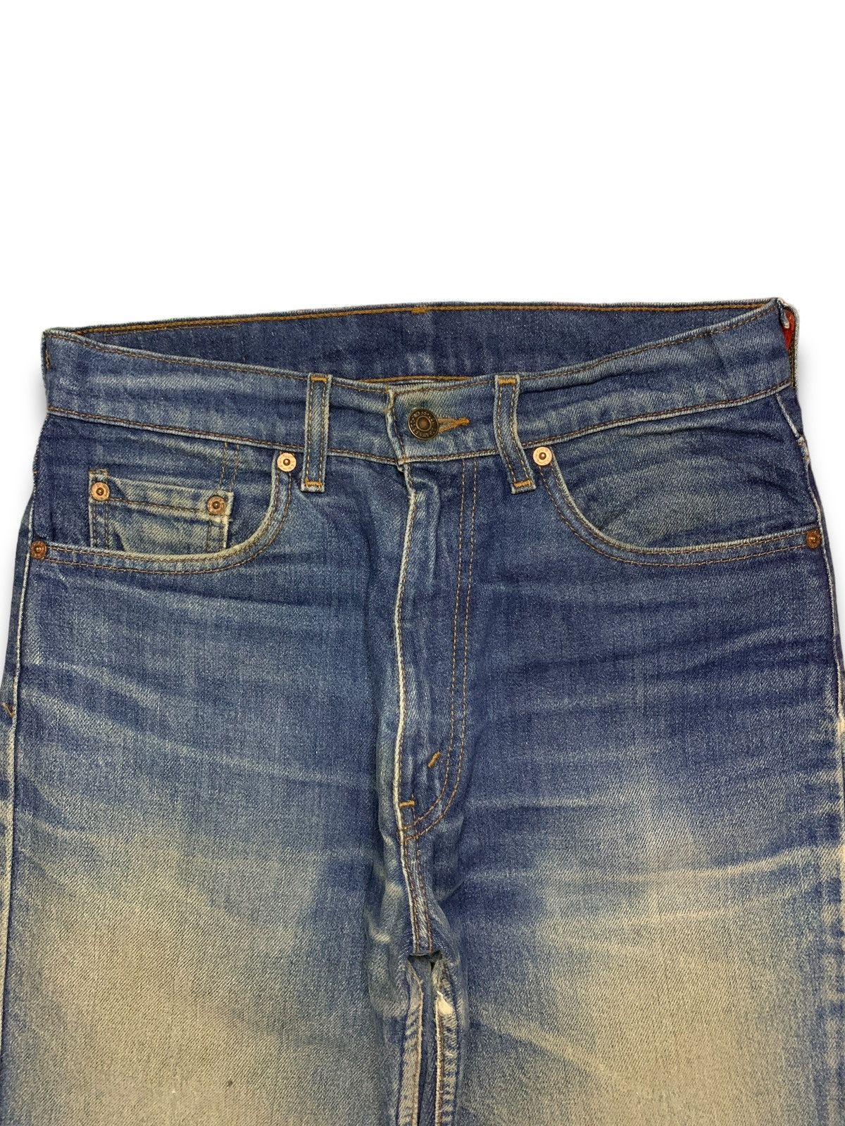 Levi's Vintage 90 Levis 515 Rusty Wash Distressed Loose Jeans 30x31 Size US 30 / EU 46 - 4 Thumbnail