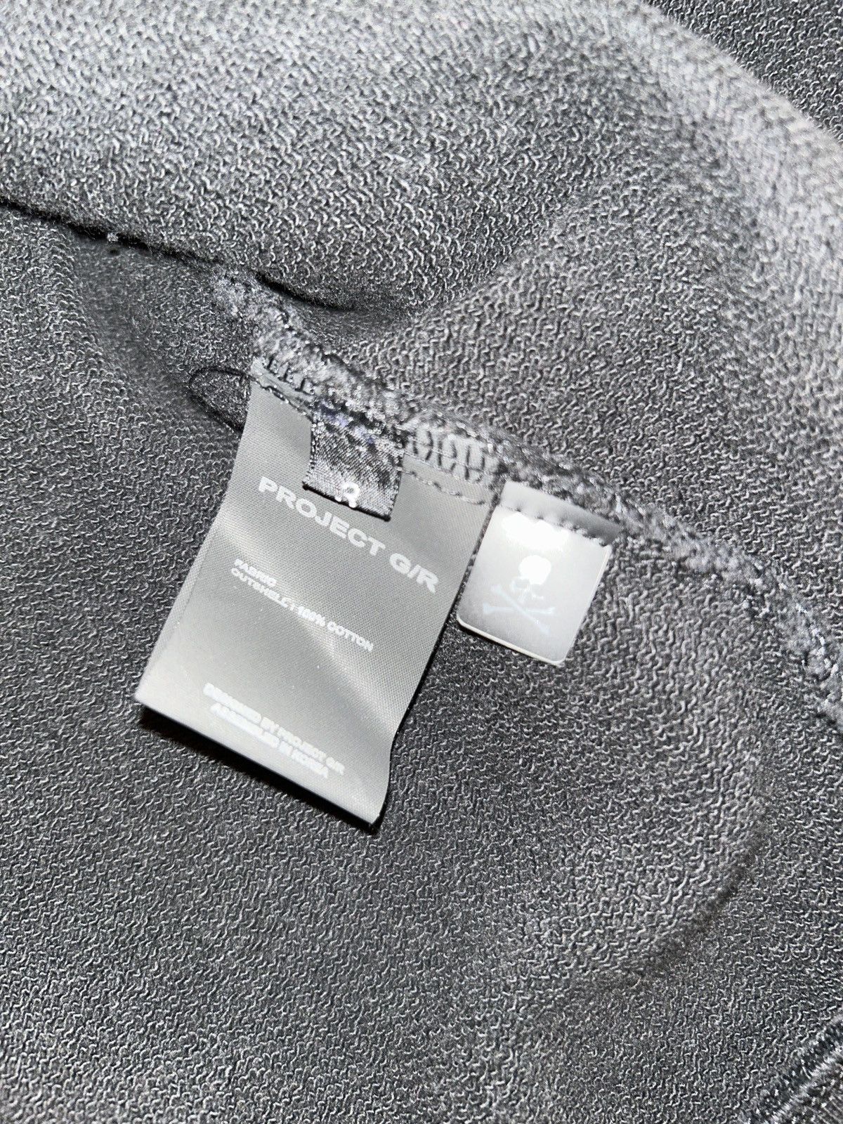 Mastermind Japan × PROJECT G/R PROJECT GR x MMJ RECONSTRUCTED FOLDED ZIP HOODIE Size US L / EU 52-54 / 3 - 5 Thumbnail