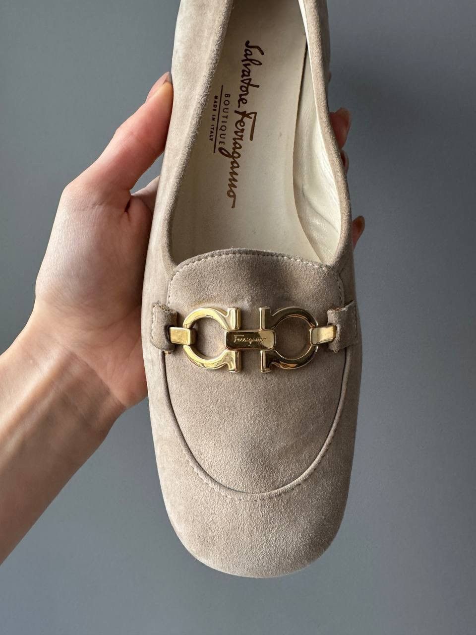 Salvatore Ferragamo SALVATORE FERRAGAMO Franny Gancini Driving Loafers Size US 6 / IT 36 - 7 Thumbnail
