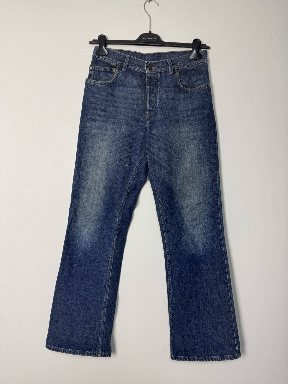 Japanese Brand Vintage Flared Bootcut Japanese Style washed Jeans Size US 29 - 1 Thumbnail