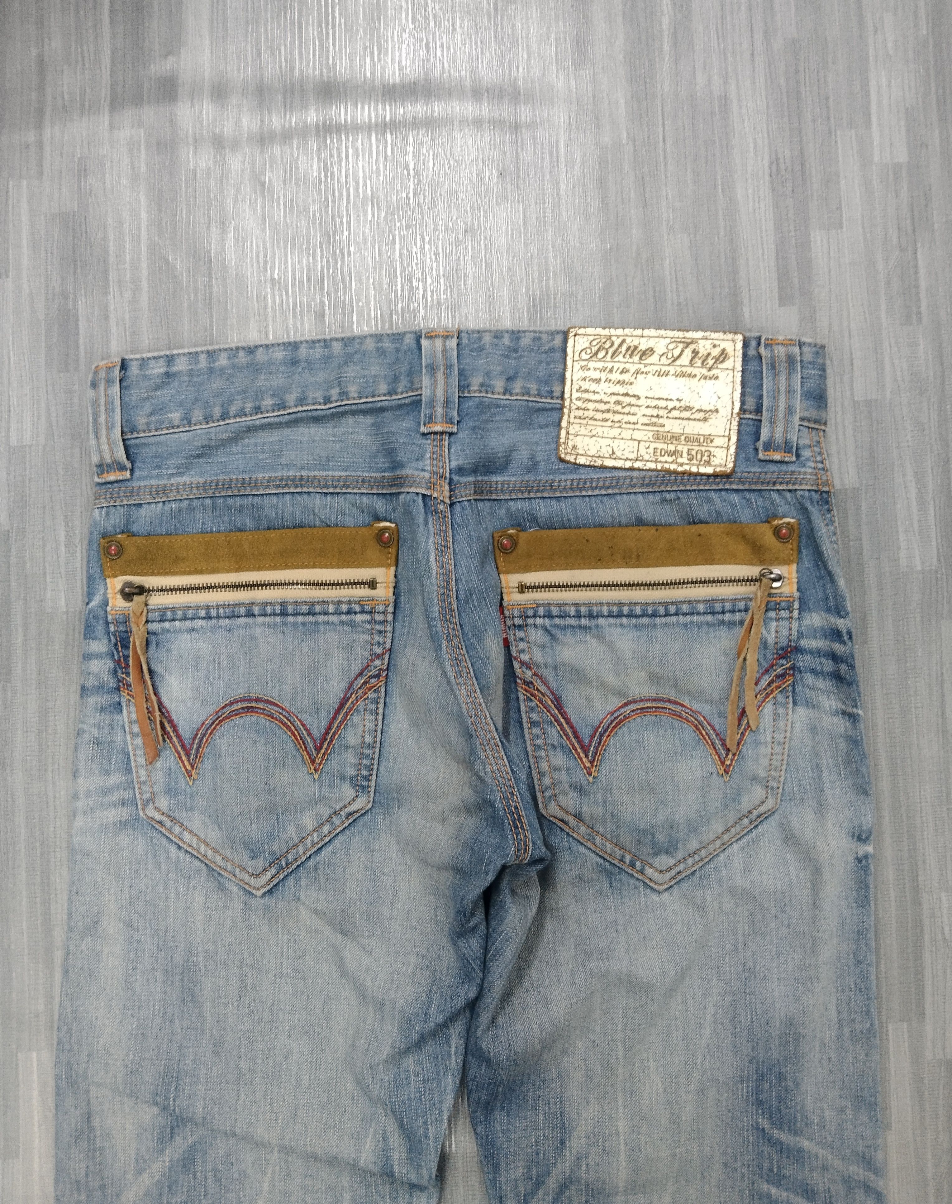 Edwin FLARE SICK EDWIN MADE IN JAPAN DENIM PANTS Size US 31 - 5 Thumbnail