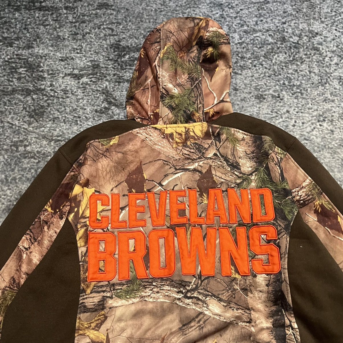 NFL Cleveland Browns Realtree NFL Camo Zip Up Hoodie Large Size US L / EU 52-54 / 3 - 4 Thumbnail