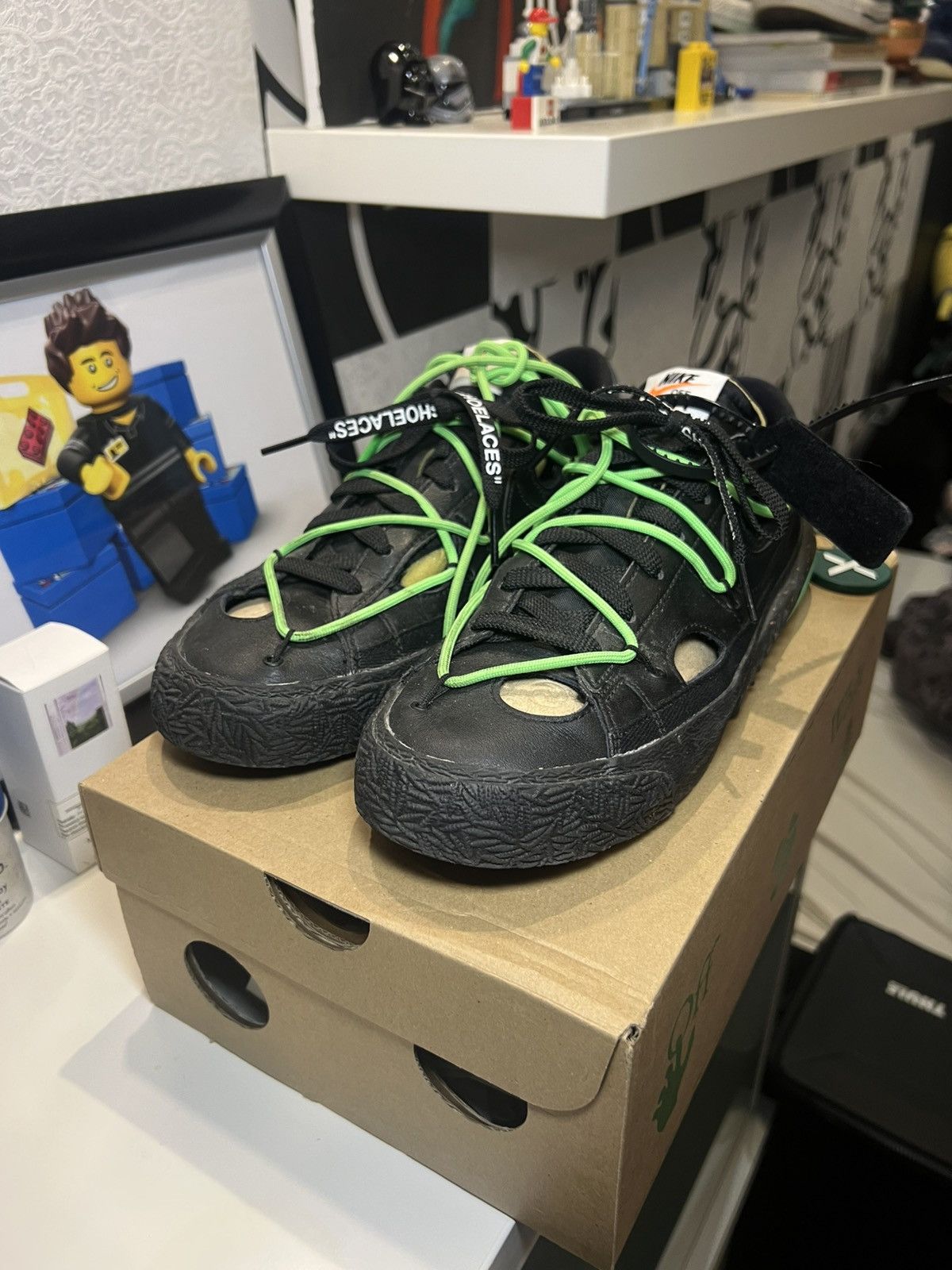 Nike × Off-White (offers🤝)Off White x Nike Blazer almost new💫 Size US 8 / EU 41 - 8 Thumbnail