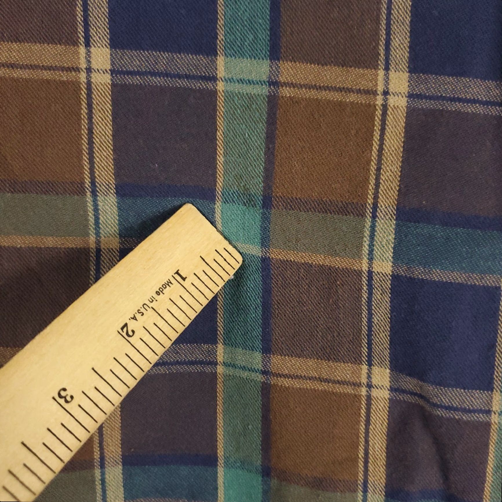 Vintage Panhandle Slim Button-Up Shirt Mens 2XL Blue Plaid Short Sleeve Casual Workwear Size US XXL / EU 58 / 5 - 4 Thumbnail