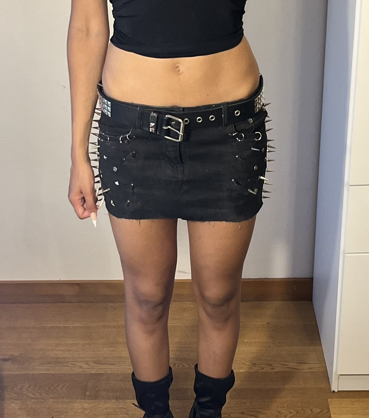 Miu Miu Custommade skirt | mini skirt | mini rock Size 24" / US 00 / IT 34 - 1 Thumbnail