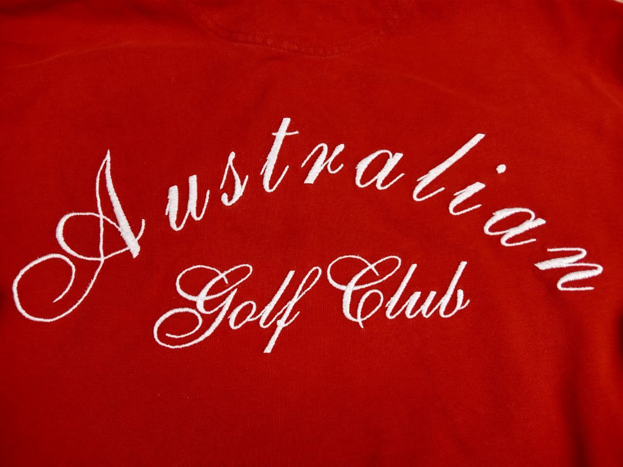 Vintage Christian Berg Polo Australian Golf Club Big Logo Size US XL / EU 56 / 4 - 9 Thumbnail