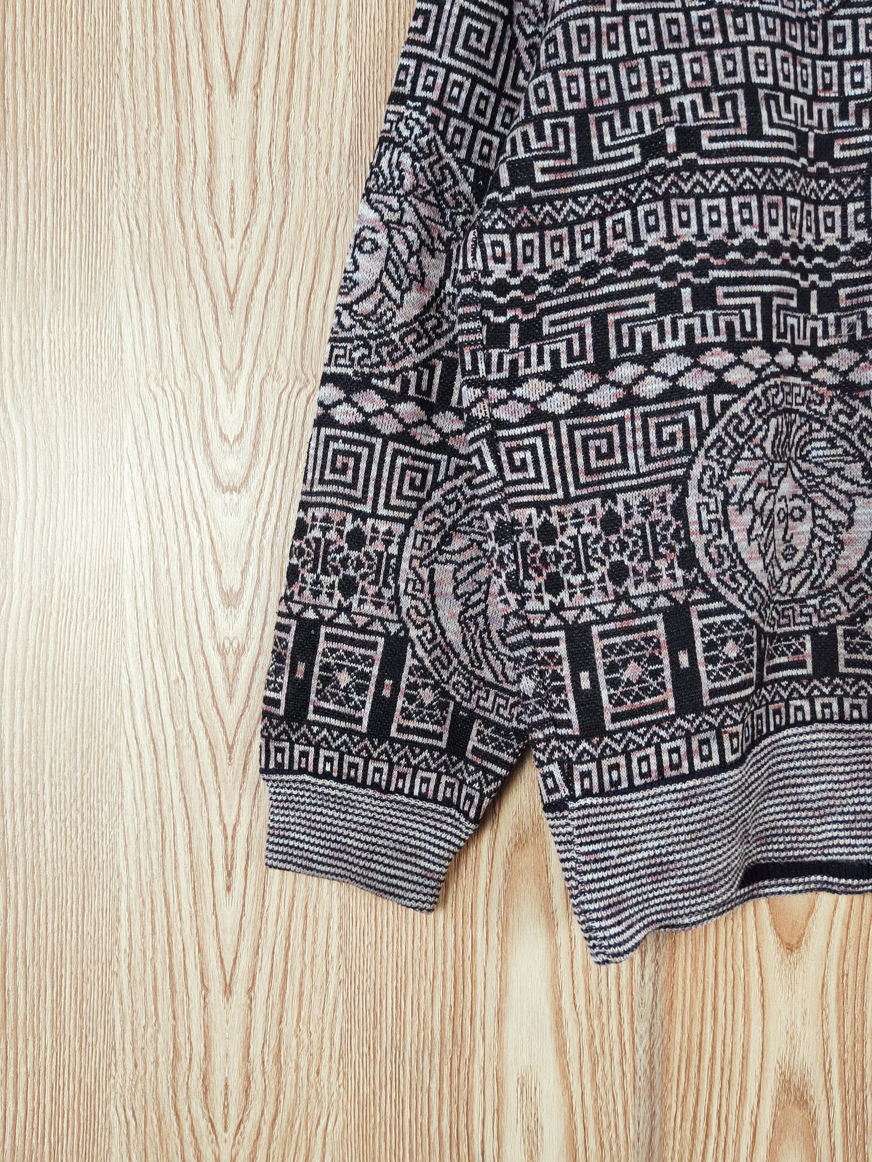 Japanese Brand DL Japan art like versace Knitwear Sweatshirts vintage #W309 Size US L / EU 52-54 / 3 - 4 Thumbnail