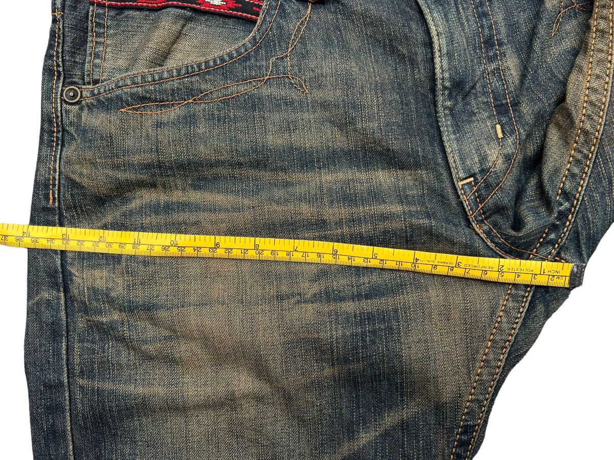 Edwin Vintage Edwin Rusty Mudwash Distressed Denim Jeans 37x30.5 Size US 37 - 17 Thumbnail